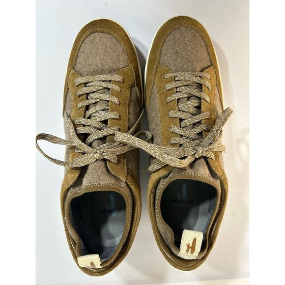 JOHNNIE-O Surfside Sneakers Casual Tan Lace Up Leather Men\'s Size 10.5 M US main image 9